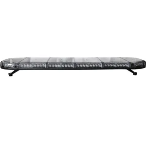 Barre lumineuse de signalisation d'avertissement Biaochi Performance 50'' 129CM 88 LED, montage sur toit, ambulance, camion de pompiers, clignotement d'urgence, étanche IP67 - Product Image 1