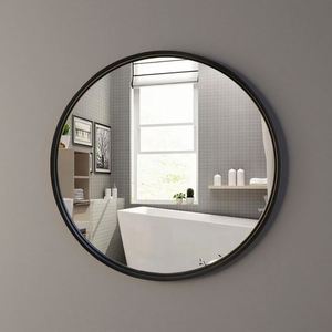 Bán Buôn Hiện Đại Hot Bán Lớn Vòng Vàng Hiện Đại Sang Trọng Vàng Kim Loại Khung Trang Trí Vòng Tròn Lớn Treo Tường Miroir - Product Image 1