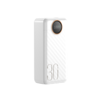 Banco de Energía Portátil Personalizado al por Mayor de 30000 mAh de Alta Capacidad y Carga Rápida para Teléfono, Cargador Portátil de 30000 mAh para iPhone