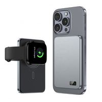 Cargador Portátil Magnético Ultrafino de Aluminio Qi2, 5000/10000 mAh, 15w/22.5w, Carga Rápida