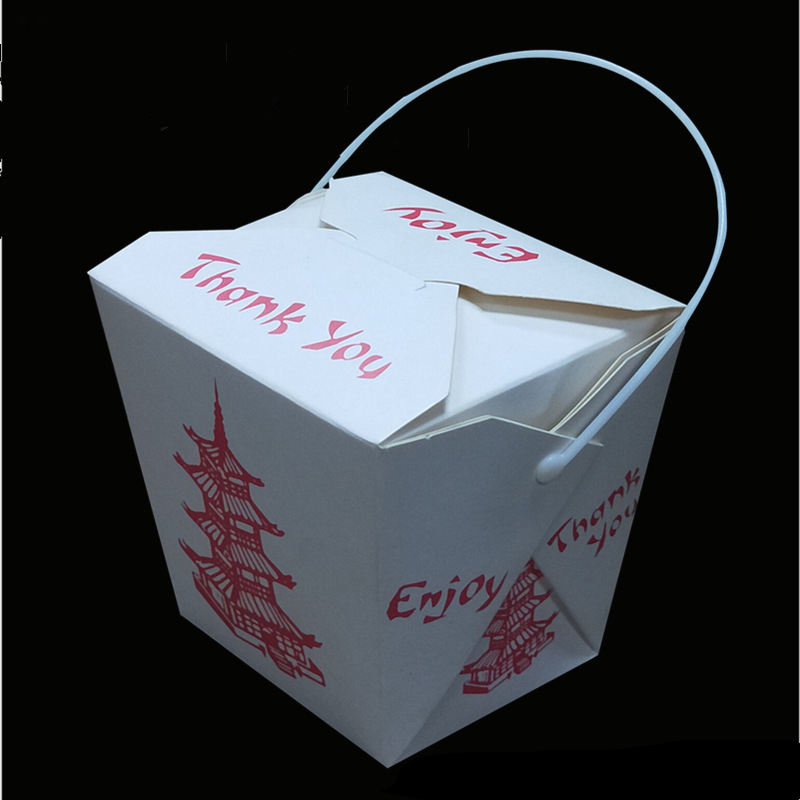 Caja de arroz con mango de plástico