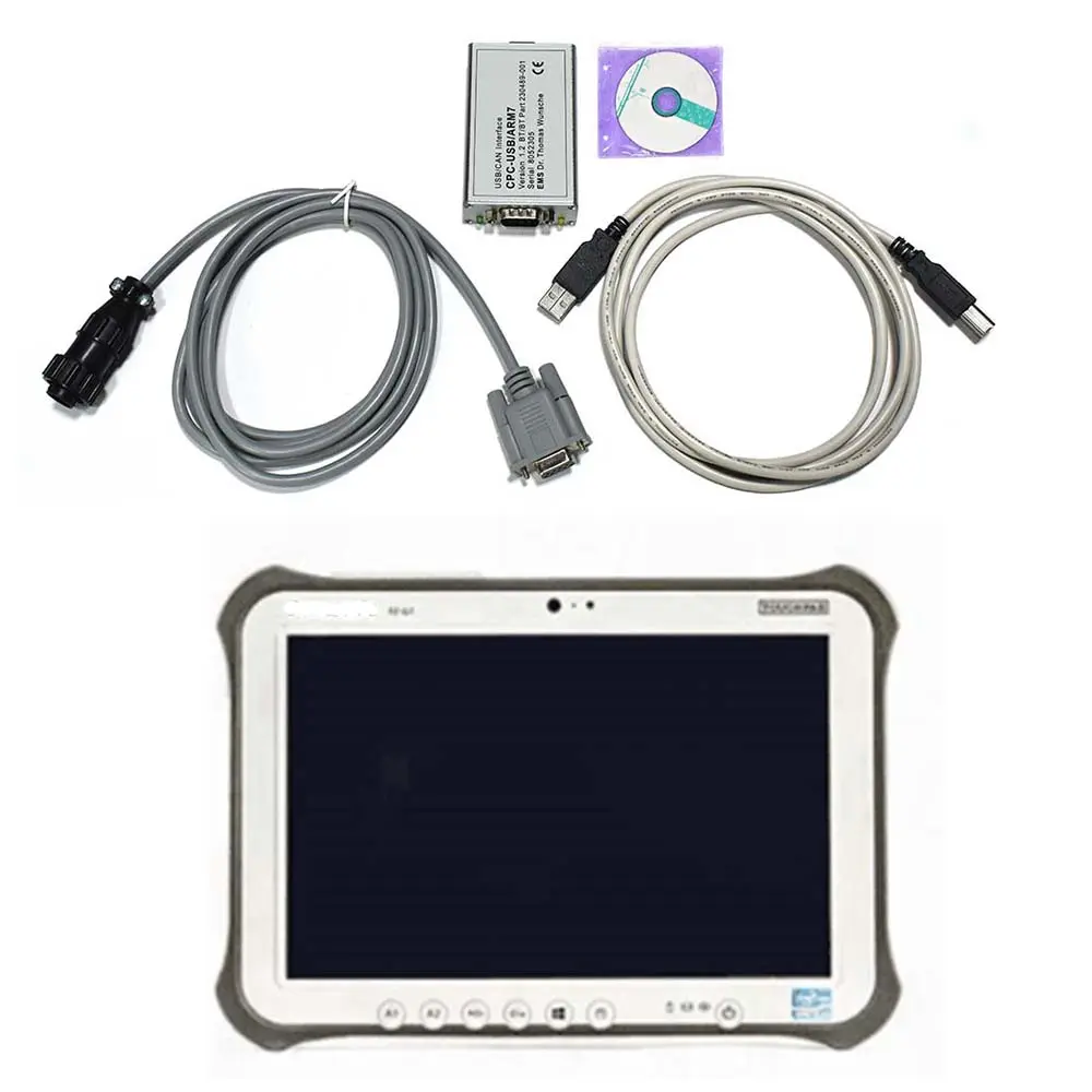 Автомобильный сканер с вилкой для TOYOTA BT интерфейс USB ARM7 CANBOX TRUCKCOM вилочные инструменты с FZ G1 для ноутбука