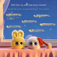 Giocattolo Interattivo AI Jopark, Bambola di Peluche Intelligente con Oltre 20 Espressioni Emotive, Chat Vocale, Controllo APP, Regalo