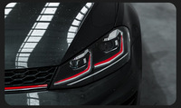 Pour Golf 7 2013-2017, mise à niveau des phares LED, température 8000K, nouveau GTI 12V 72W, compatible avec les automobiles VW