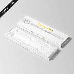 Bolígrafo Stylus con Logotipo Personalizado, Bolígrafo Táctil para iPad, Caja de Regalo con Cajón Reciclado y Gancho - Product Image 1