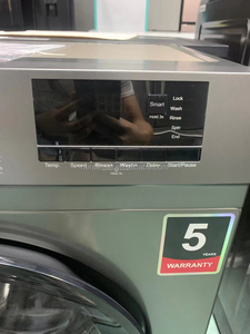 Máy giặt tải trước 9kg 220V 50Hz động cơ mạnh mẽ 1950W 1400 vòng/phút với lớp khô quay nhanh 15 phút giặt Tiếng Anh - Product Image 5