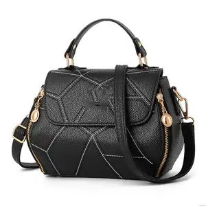 حقيبة يد فاخرة عالية الجودة من الجلد الصناعي للنساء بتصميم حقائب