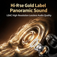 UGREEN WS218 HiTune S8 Écouteurs sans fil à clip d'oreille ouvert ANC 6.0, Audio haute résolution LDAC, 6 micros