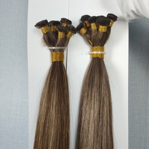 Extensiones de Cabello Humano 100% de Dragonlash Factory, de 10 a 30 Pulgadas, Tejidas a Mano, Venta al Por Mayor, Directamente de Fábrica - Product Image 1
