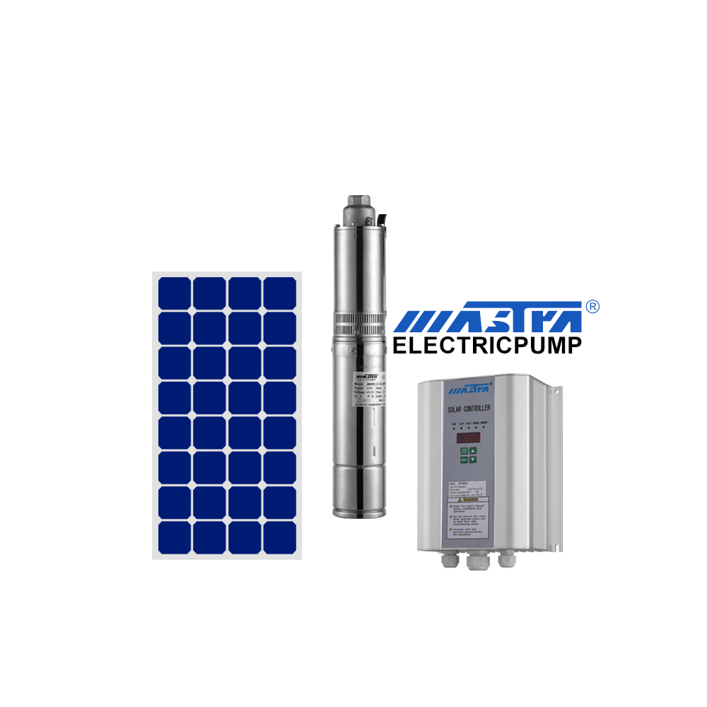 3 дюйма, 36 В, 200 Вт, солнечные водяные насосы MASTRA с большим потоком, насосный аппарат с контроллером, солнечный насос постоянного тока