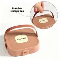 Kit de toilettage portable en acier inoxydable, coupe-ongles pour doigts et orteils, étui de voyage, ensemble de manucure, ensemble de coupe-ongles pour hommes et femmes