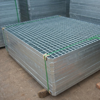 Grille en acier galvanisé à chaud de haute résistance pour passerelle, plateforme industrielle, panneaux métalliques soudés galvanisés à chaud
