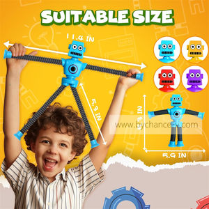 Jouet <span class=keywords><strong>Pop</strong></span> Tubes Robot Tendance TikTok pour Enfants, Fournitures pour Fêtes et Événements, Prix de Jeux de Carnaval, Remplissage de Sacs Cadeaux, Remplissage de Paniers de Pâques - Product Image 4