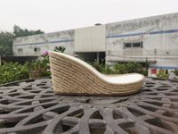 Espadrilles à semelle haute pour femmes Semelle en jute Sandale Semelle de chaussure pour femmes