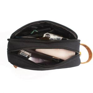 Sac de toilette de voyage portable en toile camouflage tactique imperméable avec fermeture à glissière et poche intérieure pour hommes - Product Image 3