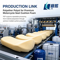 Polyol polyéther PEP de qualité supérieure, matière première pour coussins de siège de moto, directement de l'usine
