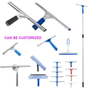 Venta caliente gris negro blanco OEM escurridor de ducha de silicona retráctil al por mayor limpiaparabrisas de piso limpiaparabrisas hoja de agua mango largo - Product Image 6