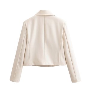 Womens Spring Elegant Double Breasted Blazer Straight Leg Pants <strong>Suit</strong> <strong>Ladies</strong> Office Business Casual Two Piece Set Formal Workwear - Product Image 3