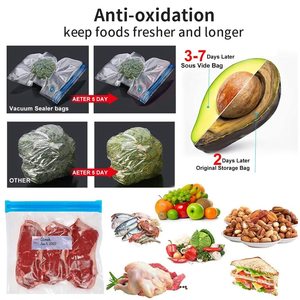 Sous Vibe al vacío laminado para alimentos congelados, embalaje de plástico, bolsas de almacenamiento al vacío en stock, <span class=keywords><strong>bolsa</strong></span> de <span class=keywords><strong>viaje</strong></span> al vacío para alimentos - Product Image 5