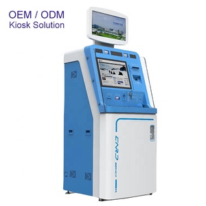 Terminal des <span class=keywords><strong>affaires</strong></span> gouvernementales à double écran de 21.5 pouces Kiosque d'enregistrement en libre-service Kiosque de paiement Accepteur d'espèces - Product Image 3