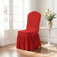 Housses de chaise de salle à manger Laiyue – Lot de housses élastiques en spandex, unies, lavables, pour banquet/mariage/usage général (8 po de diamètre x)