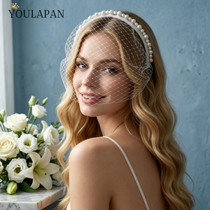 YouLaPan VA11-W <span class=keywords><strong>Diadema</strong></span> <span class=keywords><strong>de</strong></span> Perlas Hecha a Mano <span class=keywords><strong>para</strong></span> Novia - Accesorio <span class=keywords><strong>para</strong></span> el Cabello <span class=keywords><strong>para</strong></span> Bodas y Fiestas - Product Image 6