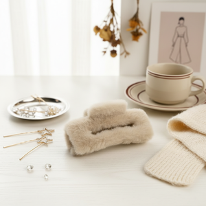 Vendita calda di tendenza di moda forcine per bambini donne arco stile con stella di cristallo di perle strass Design semplice carino all'ingrosso - Product Image 3