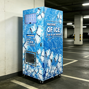 Distributeur automatique de glace intelligent avec stockage de 9 kg, option 4G/Wi-Fi - Product Image 1