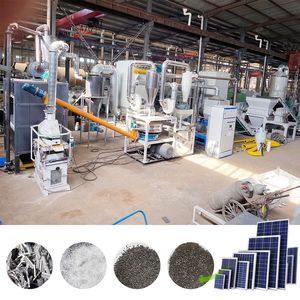 Planta de reciclaje de energía verde para CdTe, máquina de reciclaje de paneles solares de película delgada, equipo de desmontaje de paneles fotovoltaicos - Product Image 3