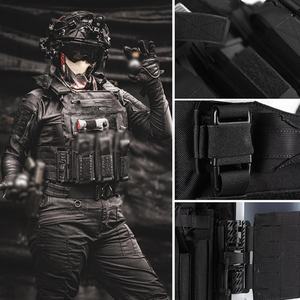 Gilet tactique à libération rapide, porte-plaques léger, gilet lesté réglable pour la chasse en plein air et l'entraînement - Product Image 4