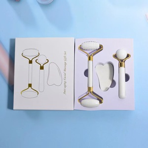 Mini Rullo di Giada per il <span class=keywords><strong>Viso</strong></span> <span class=keywords><strong>con</strong></span> Logo Personalizzato, Certificato, in Pietra Bianca, per <span class=keywords><strong>Massaggio</strong></span> e Cura della Pelle - Product Image 2