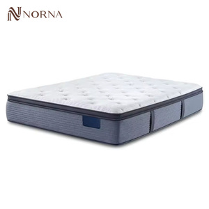 Norna Popular 30cm 12 Inch Colchon Pocket Springs Roll up Soft Memory Foam Bed <strong>Mattresses</strong> Hotel King Size <strong>Queen</strong> - Product Image 2