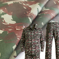 Vêtements tactiques d'extérieur tissés en sergé de polyester-coton 220 g/m² imprimé camouflage lézard du Brésil, imperméables, vente en gros d'usine