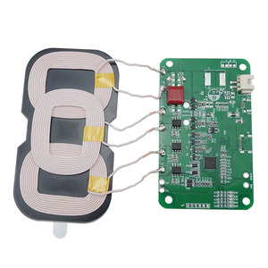 Tùy chỉnh 12V 24V 15W xe sạc không dây 3 cuộn pcba PCB board <span class=keywords><strong>Transmitter</strong></span> không dây sạc mô-đun - Product Image 2