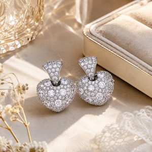 Orecchini romantici, decorazioni e regali eleganti per abiti da festa da donna - Product Image 3