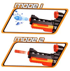 11 дюймов 3-в-1 игрушечный пистолет со звуком, водяными бусинами и поролоновыми дротиками на присоске, мягкий бластер для детской съемки на открытом воздухе - Product Image 3