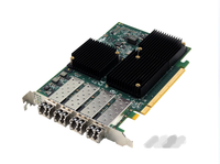 Tarjeta HBA de Acceso a Almacenamiento All Flash LPE35004, Adaptador de Canal de Fibra de 4 Puertos y 32G, Tarjeta HBA de 32G