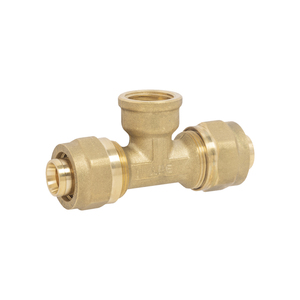 APE 16X1/2X16 TEE FITTING BSPP/NPT Conectores roscados de plástico de latón para aceite Agua Gas Fundido bajo forjado para Gas Aceite Agua - Product Image 2