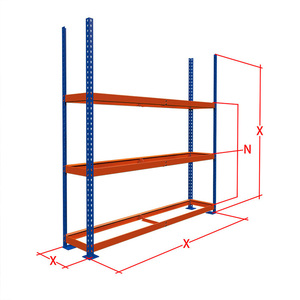Lốp lưu trữ Giá kim loại nhà để xe lưu trữ giá mạ kẽm kệ - Product Image 6