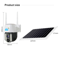 Kamera pengawas Video CCTV 3MP, Outdoor tahan air IP68 kamera V03 dengan Panel surya PTZ kamera V380 PRO aplikasi seluler