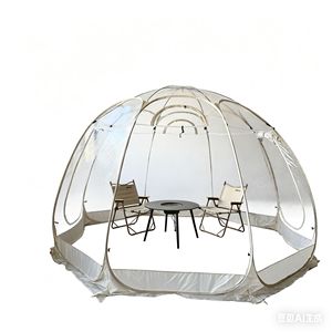 Carpa Burbuja Transparente 300x275x210cm de PVC para Acampar al Aire Libre, Domo para Observación de Estrellas - Product Image 5