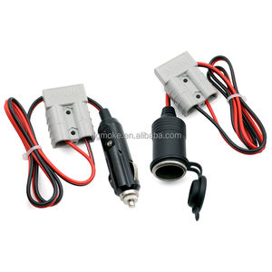 ANCHI 50A IP67 Su Geçirmez 600V 10AWG Saf Bakır İletkenli SPT-2 Silikon Kılıflı 30cm Araç Çakmak Soketi Kablosu (Motosiklet için) - Product Image 2