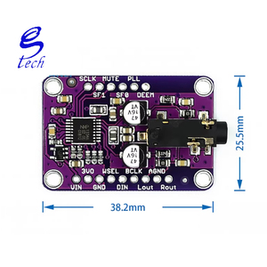 Decodificador Estéreo I2S UDA1334A Original - Decodificador Estéreo para Módulo de Conversión de Audio Digital - Product Image 2