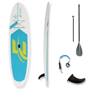 Alta qualidade paddleboard Durável plástico rígido stand up paddle board seiva bordo esportes aquáticos casca dura sup bordo