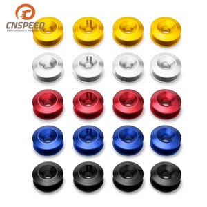 CNSPEED แหวนรองเสริมกันชน สกรู 2 ชั้น สีเหลือง DP006 ชุดซ่อมตัวถังรถยนต์ - Product Image 4