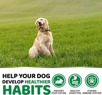Supplément probiotique personnalisable pour animaux de compagnie sans caca à mâcher pour empêcher le chien de manger du caca Suppléments de champignons de soins de santé