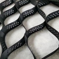 Высокопрочные геосетчатые панели из HDPE для защиты склонов и стабилизации дорожного основания