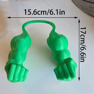 Giocattolo da Collo per Animali Domestici a Forma di Braccio Muscoloso Stile Hulk Stampato in 3D, per Cani di Piccola Taglia, Gioco Interattivo, Accessorio da Appendere, Costume, Ornamento per Gatti e Animali Domestici - Product Image 4