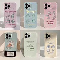 Coque de téléphone en TPU rose et violet style Ins, en forme de burger, pour 18 Pro Max/16/15, coque intégrale souple antichoc