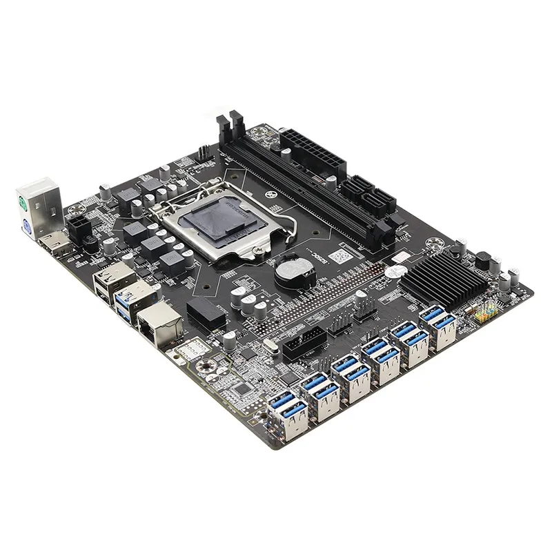 12 GPU Mainboard B250C Usb3.0 To Pci-e 16x LGA1151 DDR4 Expert V1.0 12P B250 Mainboards